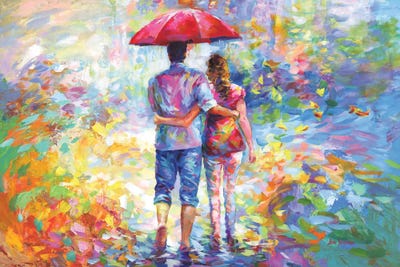 All The Colors Of Fall by Leon Devenice framed canvas print