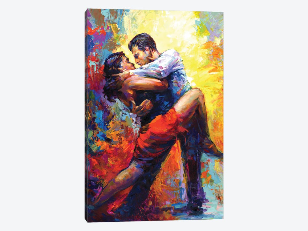 Tango Fire by Leon Devenice 1-piece Canvas Art