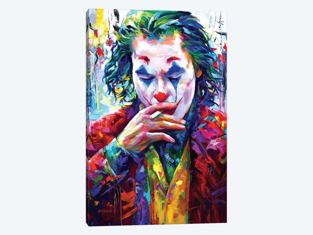 Joker II by Leon Devenice 1-piece Art Print