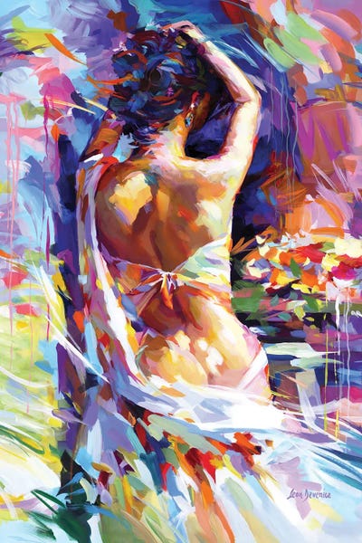 Tenderness Unveiled by Leon Devenice framed wall art