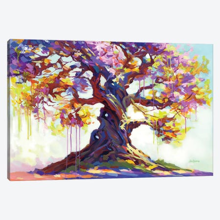 Tree Of Melting Love Canvas Print #DVI428} by Leon Devenice Canvas Art Print