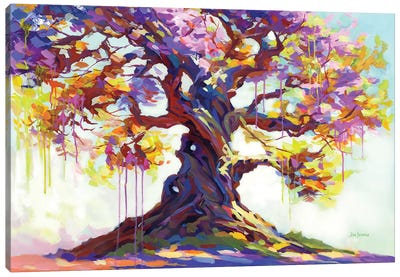 Tree Of Melting Love Canvas Art Print - Leon Devenice