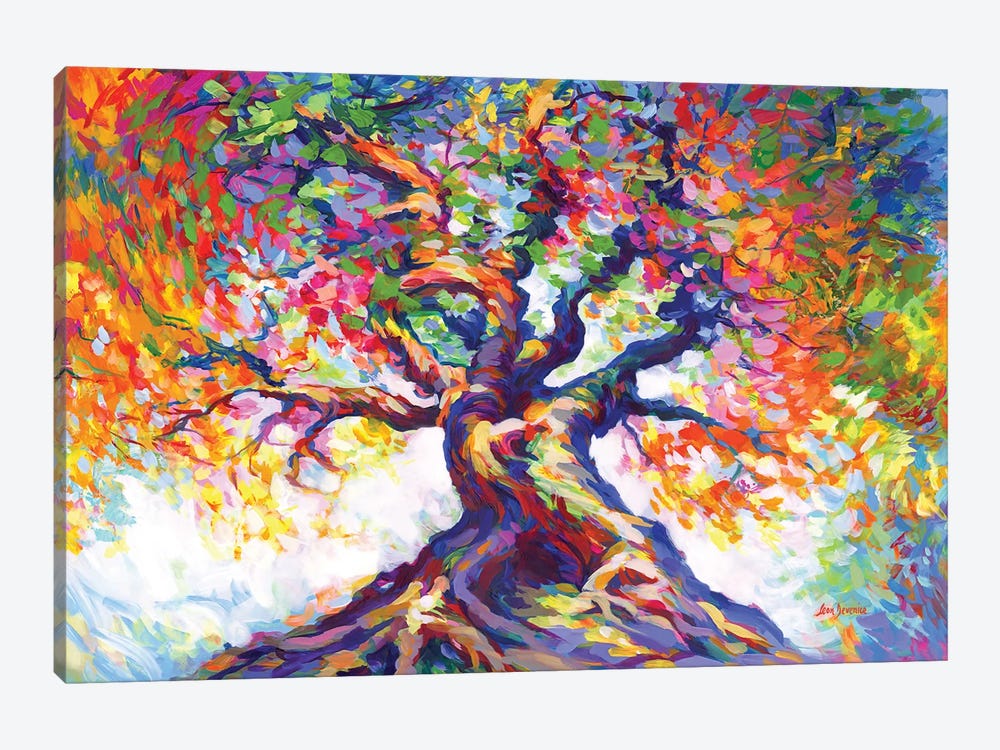 Tree Of Radiant Resilience by Leon Devenice 1-piece Art Print