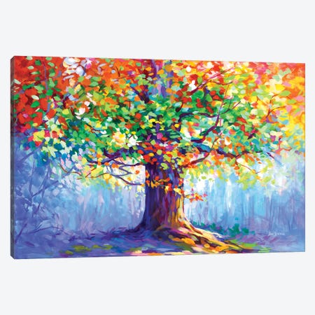 The Tree Of Blossoming Romance Canvas Print #DVI431} by Leon Devenice Canvas Art