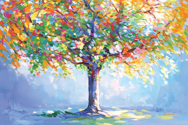 Current Day Impressionism: Tree Of Hope by Leon Devenice