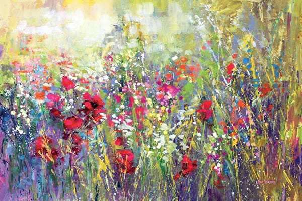 Wildflowers: Tuscan Wildflower Field II by Leon Devenice