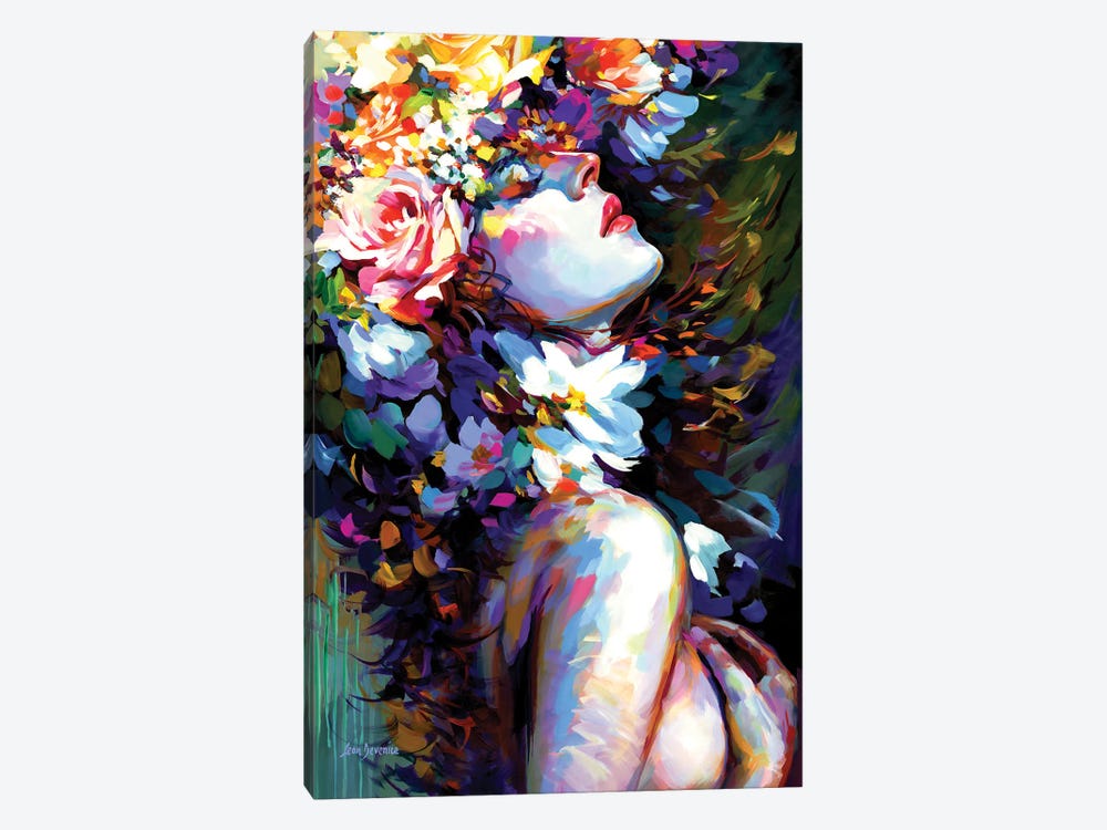 Petals Of Passion by Leon Devenice 1-piece Canvas Wall Art