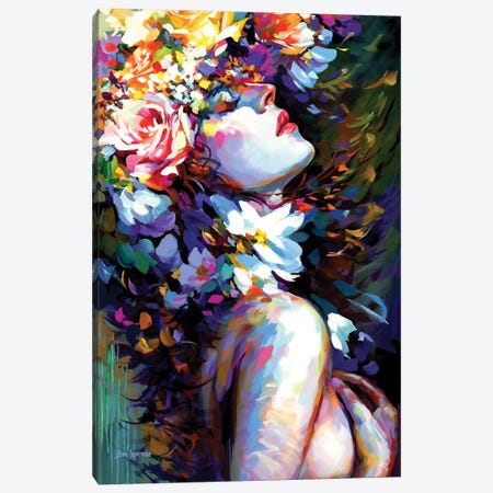 Petals Of Passion Canvas Print #DVI442} by Leon Devenice Canvas Print