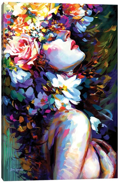 Petals Of Passion Canvas Art Print - Leon Devenice