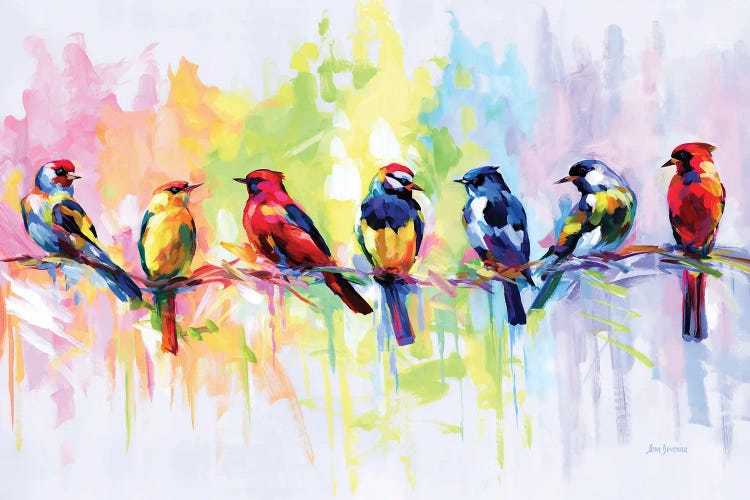 Seven Colorful Birds