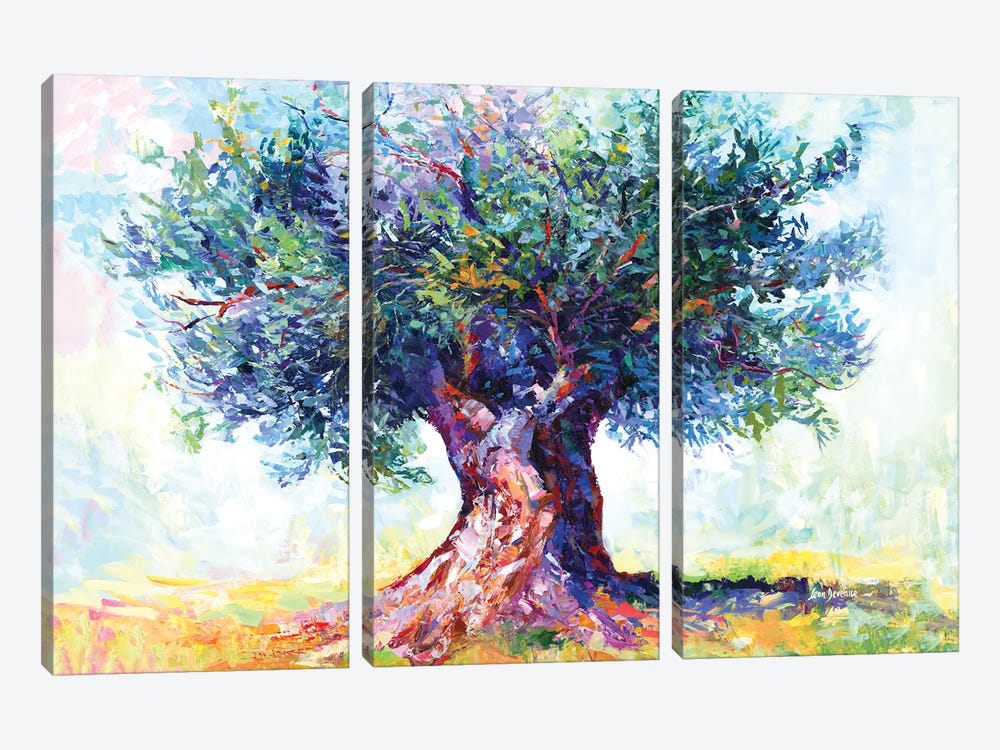 Olive Tree by Leon Devenice 3-piece Art Print