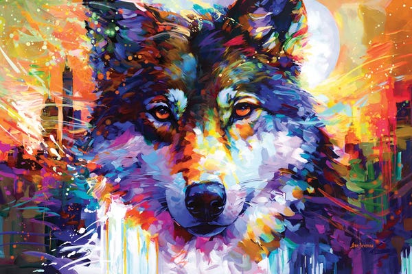 Leon Devenice: Wolf's Journey Leads To The City by Leon Devenice