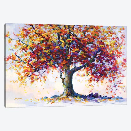 Tree Of Heartfelt Hues Canvas Print #DVI461} by Leon Devenice Canvas Art Print