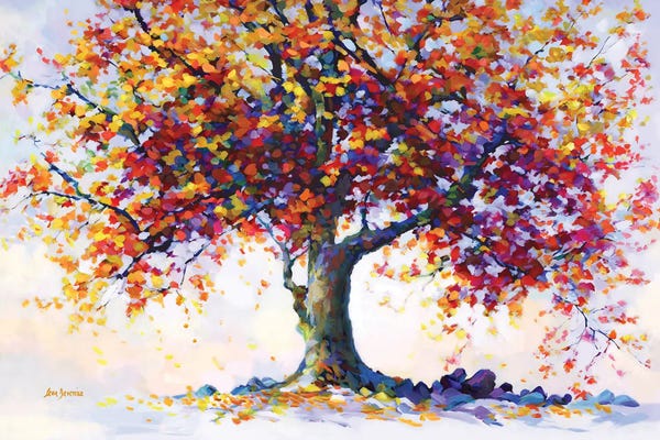 Leon Devenice: Tree Of Heartfelt Hues by Leon Devenice