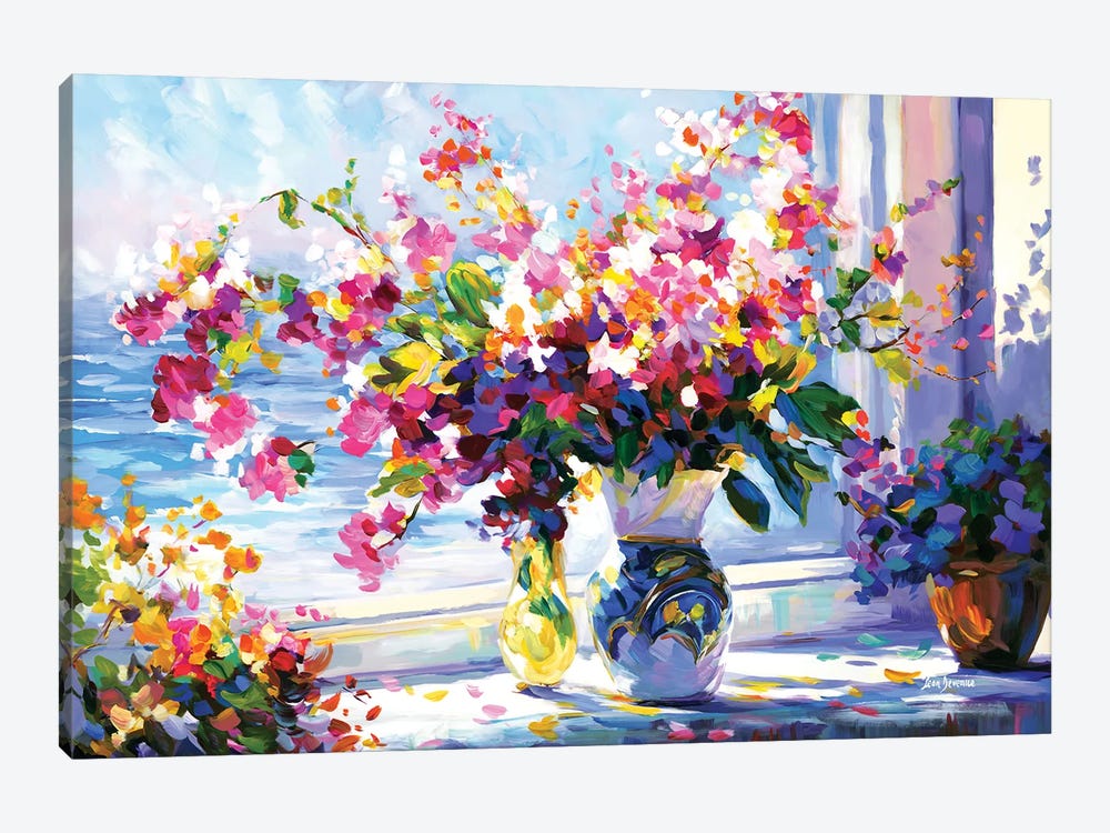 Blooms Kissed By The Morning Sun by Leon Devenice 1-piece Art Print