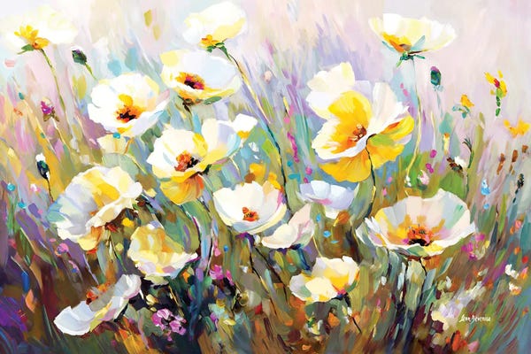 Leon Devenice: Sunlit Petals Embrace by Leon Devenice