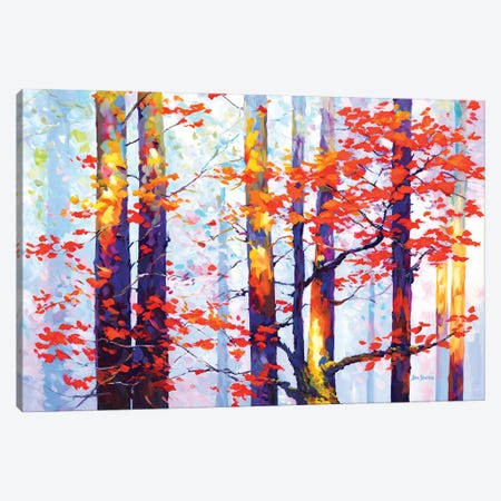 Whispers Of Autumn Love Canvas Print #DVI466} by Leon Devenice Canvas Artwork