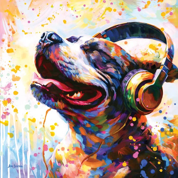 Pit Bulls: Happy Beats by Leon Devenice