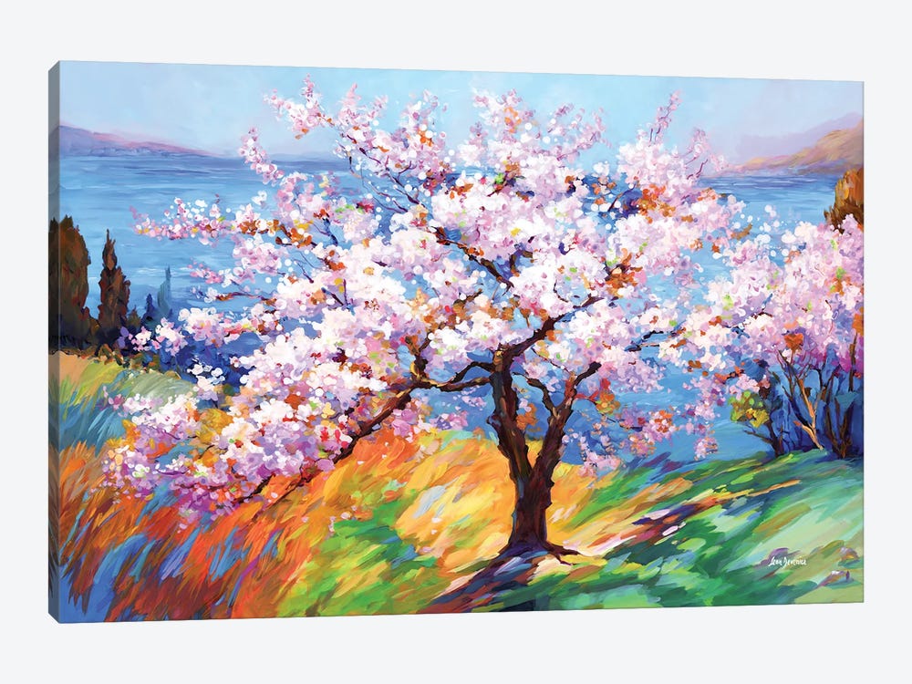 Cherry Blossoms Glory by Leon Devenice 1-piece Canvas Print