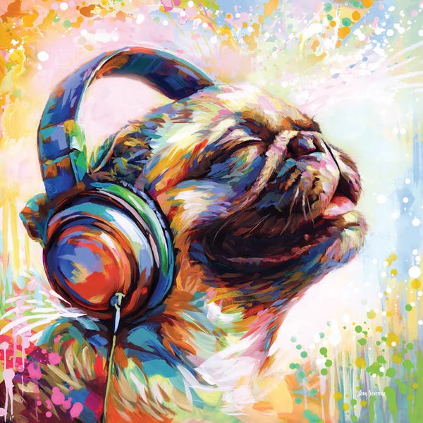 Pugs: Pug's Beat Bliss by Leon Devenice