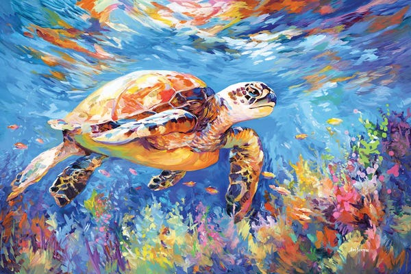 Reptiles & Amphibians: Sea Turtle's Adventure by Leon Devenice