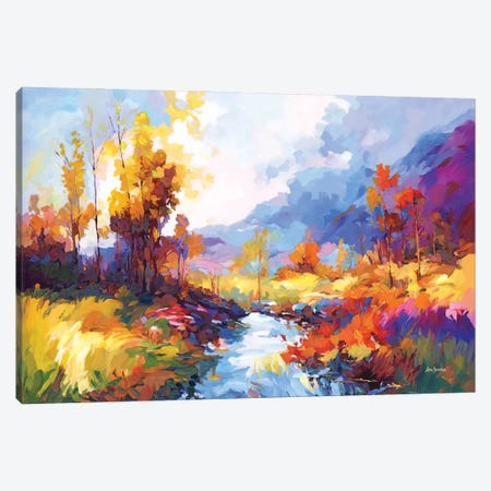 Autumn Impressions Canvas Print #DVI481} by Leon Devenice Canvas Print