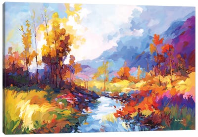 Autumn Impressions Canvas Art Print - Leon Devenice
