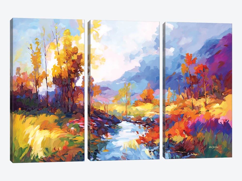 Autumn Impressions by Leon Devenice 3-piece Canvas Art Print