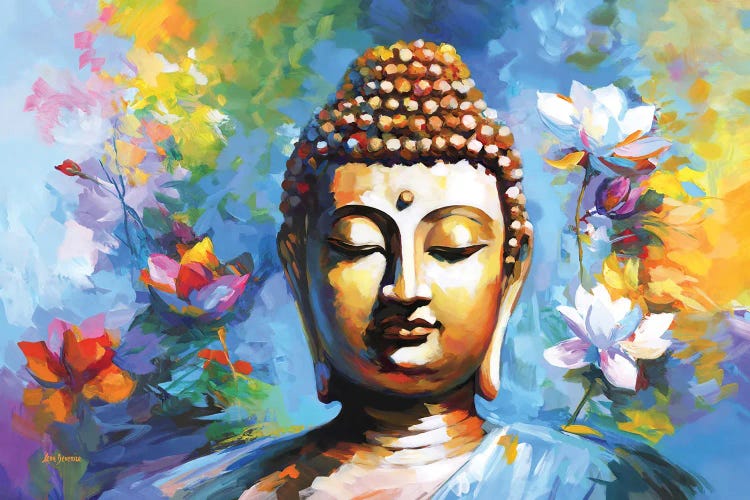 The Bloom Of Buddha's Light by Leon Devenice wall art