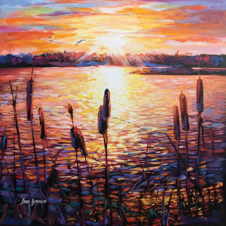 Memories By The Lake by Leon Devenice wall art