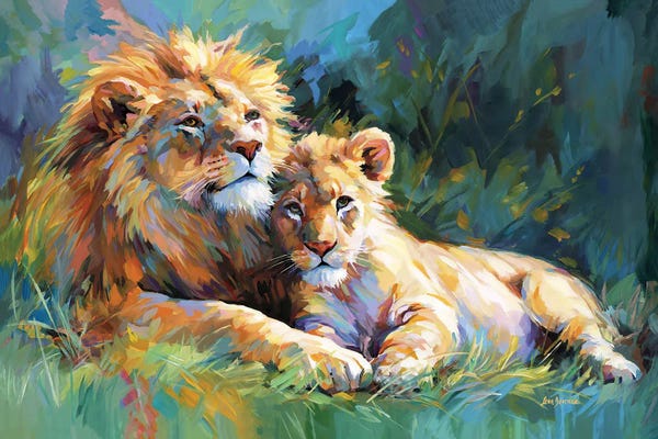 Lions: The Lion's Embrace by Leon Devenice
