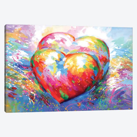 Forever In My Heart Canvas Print #DVI491} by Leon Devenice Canvas Artwork