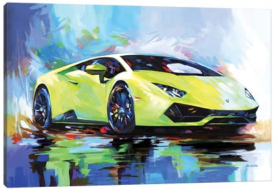 Epic Lamborghini Canvas Art Print - Automobile Art