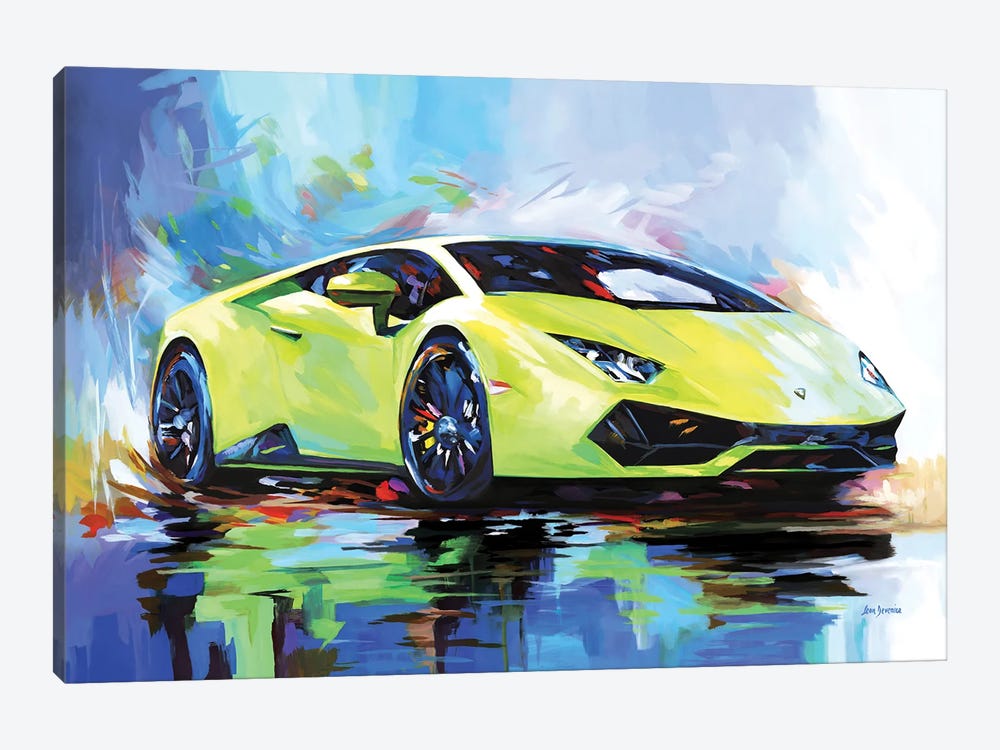 Epic Lamborghini by Leon Devenice 1-piece Art Print
