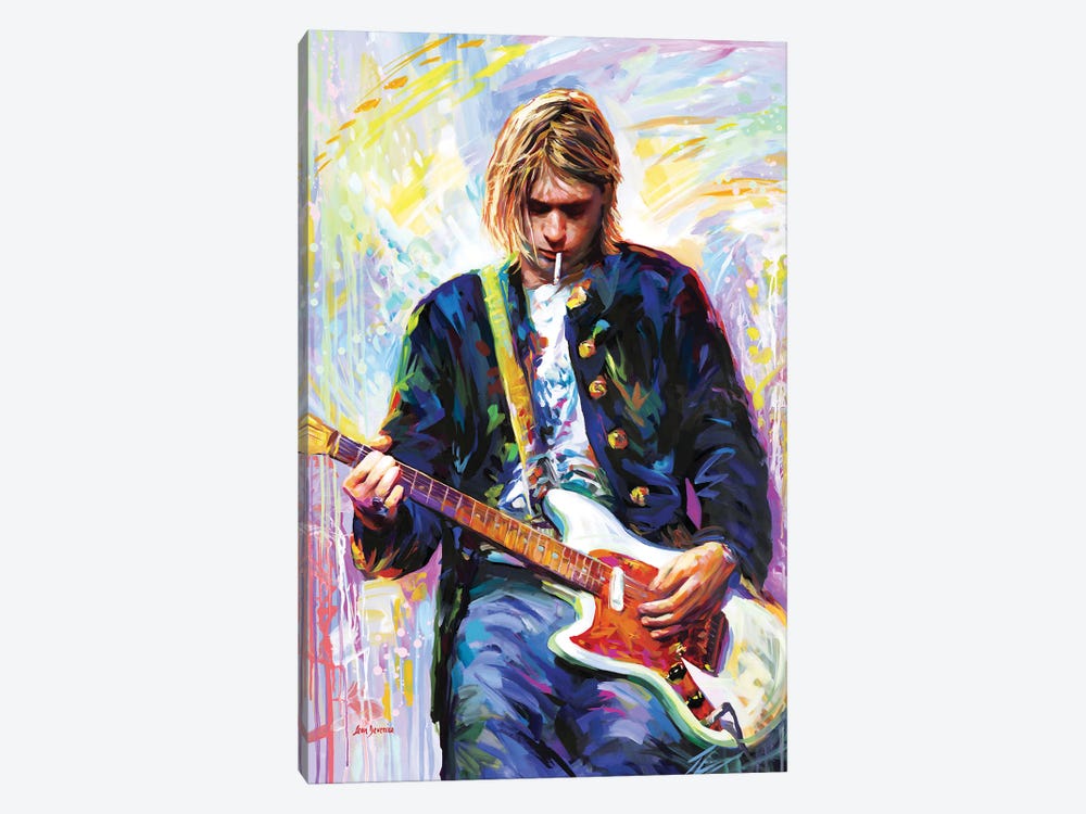 Kurt Cobain III by Leon Devenice 1-piece Art Print