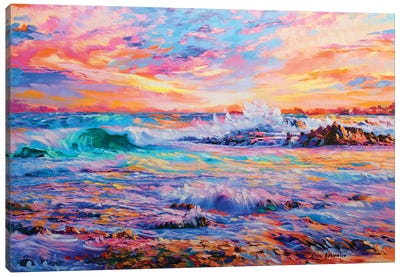 Memories In California Canvas Art Print - Rocky Beach Art