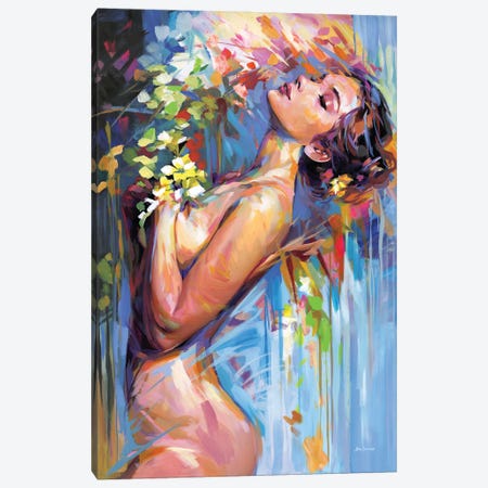 Bathing In The Afterglow Of Your Presence Canvas Print #DVI507} by Leon Devenice Art Print