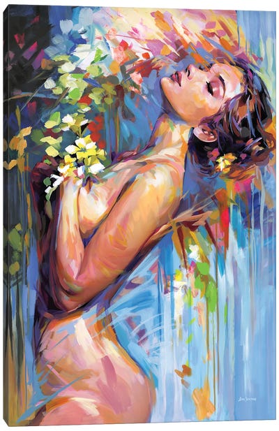 Bathing In The Afterglow Of Your Presence Canvas Art Print - Leon Devenice