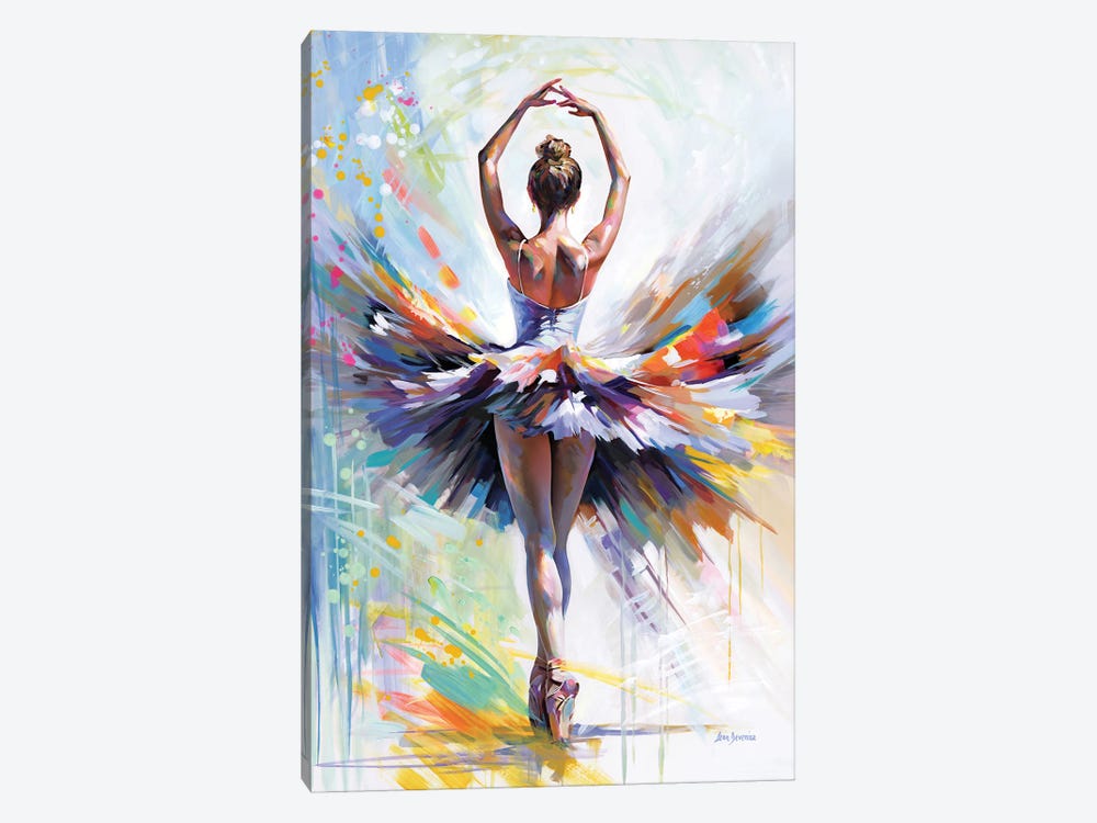 Ballerina's Prelude To Passion by Leon Devenice 1-piece Canvas Wall Art