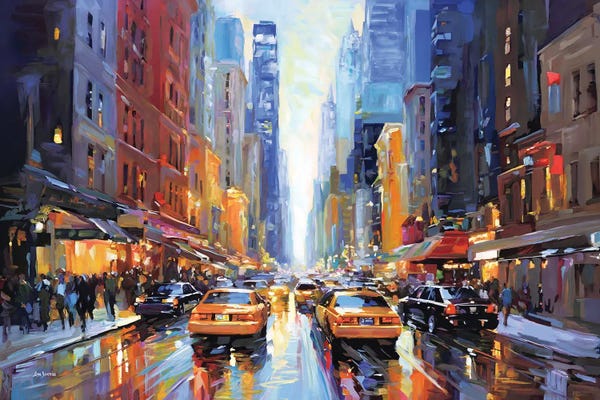 Leon Devenice: New York City II by Leon Devenice