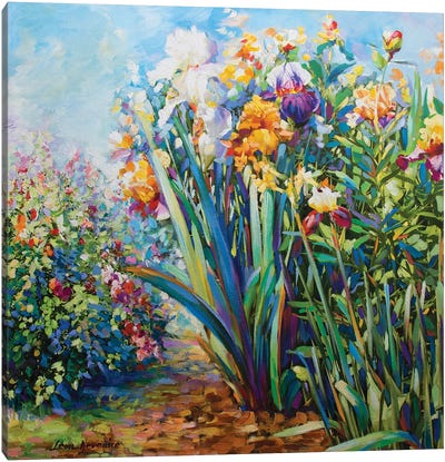 Morning Medidation Canvas Art Print - Garden & Floral Landscape Art