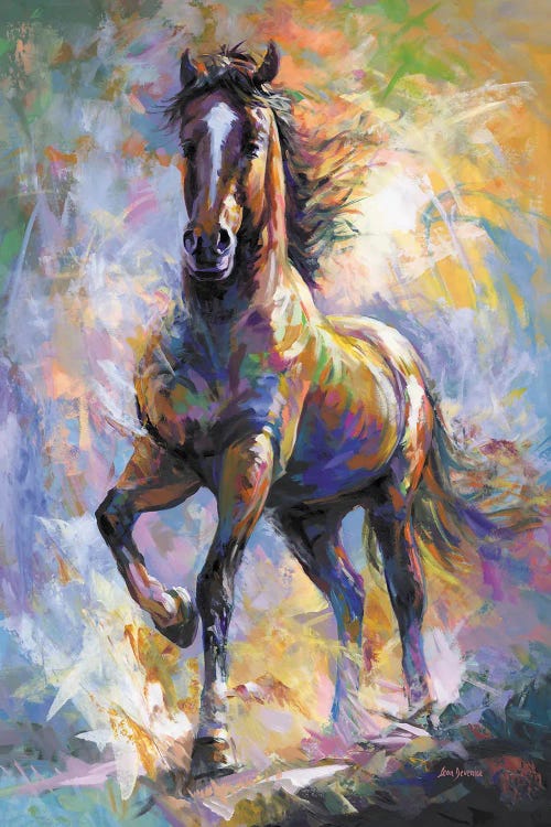 Radiant Horse by Leon Devenice wall art