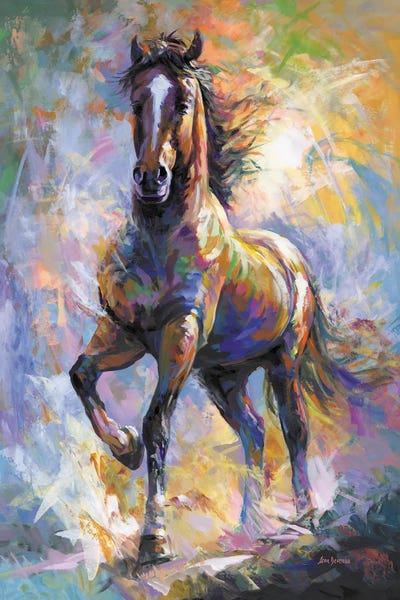 Western Décor: Radiant Horse by Leon Devenice