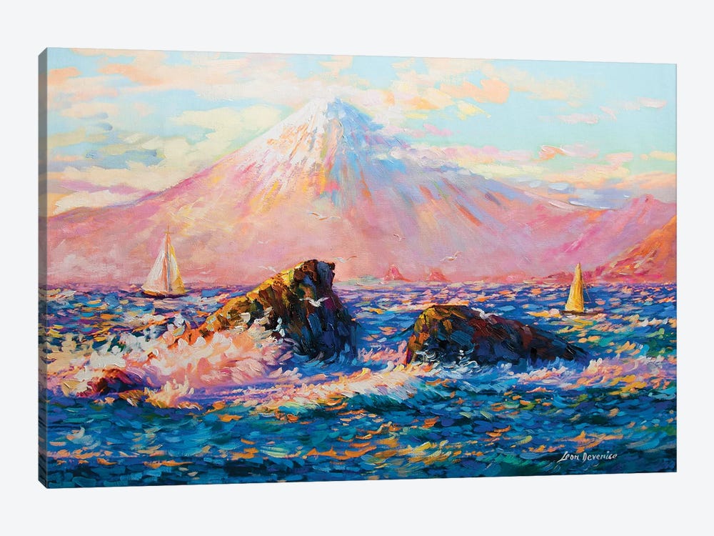 Mount Fuji by Leon Devenice 1-piece Art Print