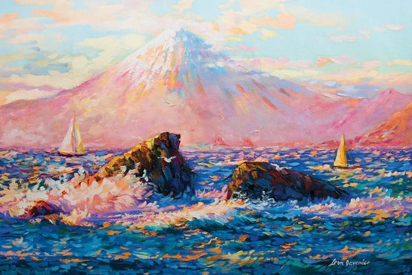 Leon Devenice: Mount Fuji by Leon Devenice