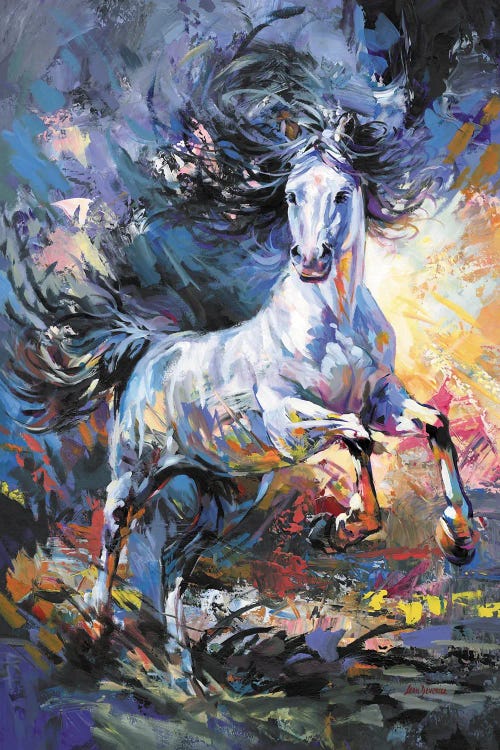 Storm Rider's Dream Horse by Leon Devenice wall art
