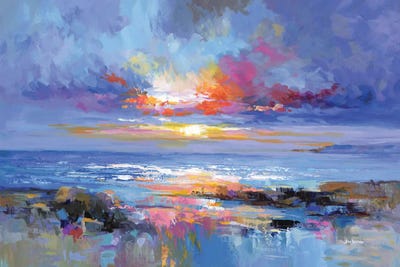 Abstract Seascape by Leon Devenice art print