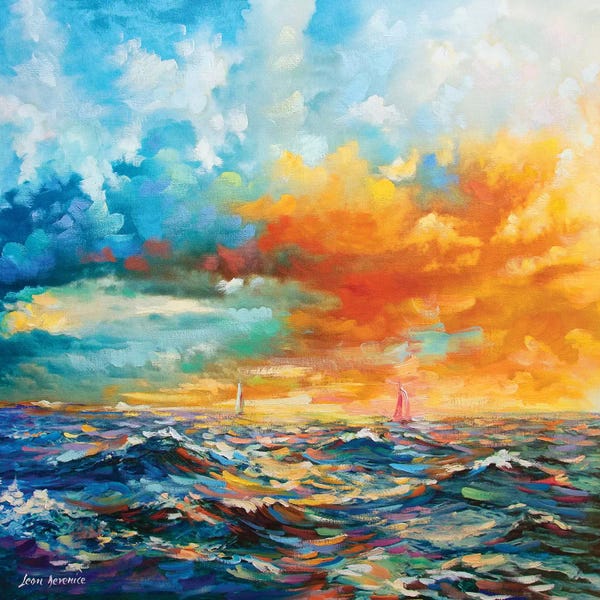 Seascapes: Ocean Blues by Leon Devenice