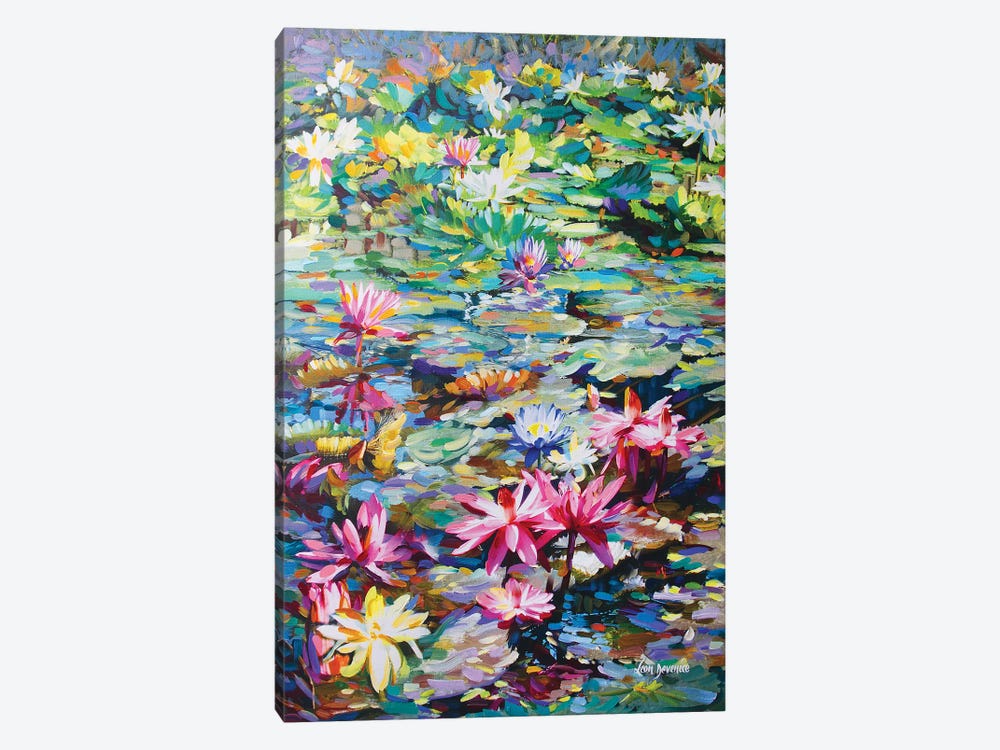 Sacred Lily Pond by Leon Devenice 1-piece Art Print
