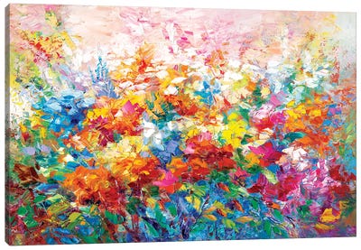 Summer Glory Canvas Art Print - Intense Impressionism